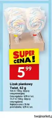 Twój Market Lizak piankowy Twist oferta