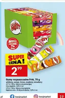 Twój Market Gumy rozpuszczalne Fritt wildberry oferta