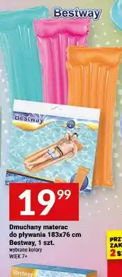 Twój Market Dmuchany materac do pływania Bestway 183x76cm oferta