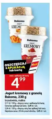 Twój Market Jogurt kremowy z granolą brzoskwinia oferta