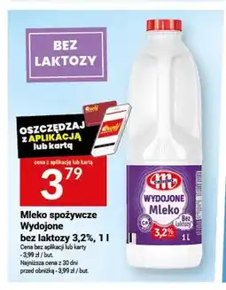 Twój Market Mleko spożywcze Wydojone bez laktozy 3,2% oferta
