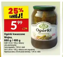 Twój Market Ogórki kwaszone Wojna oferta
