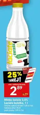 Twój Market Mleko świeże 2,0% Łaciate butelka oferta