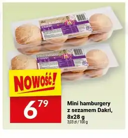 Twój Market Mini hamburgery z sezamem Dakri 8-pak oferta