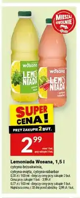 Twój Market Lemoniada Wosana cytryna-mięta oferta
