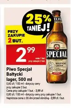 Twój Market Piwo Specjał Bałtycki lager oferta