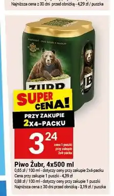 Twój Market Piwo Żubr 4-pak oferta