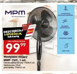 Twój Market Wentylator stojący MPM MWP-15/C oferta