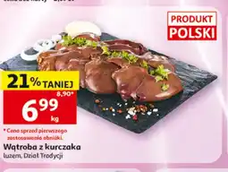Auchan Wątroba z kurczaka Polski oferta