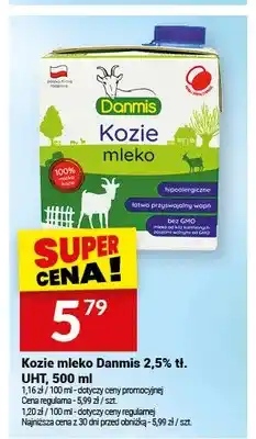 Twój Market Kozie mleko Danmis 2,5% tł. UHT oferta