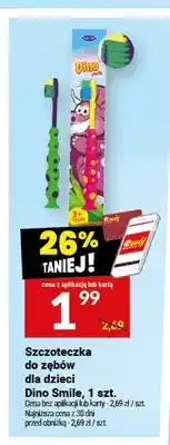Twój Market Szczoteczka do zębów dla dzieci Dino Smile oferta