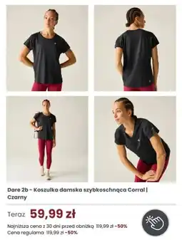 Regatta Koszulka damska szybkoschnąca Corral Czarny Dare 2b oferta