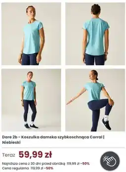 Regatta Koszulka damska szybkoschnąca Dare 2b Corral Niebieski oferta