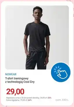 Smyk T-shirt treningowy z technologią Cool Dry NOWEAR rozm. XXS-L oferta