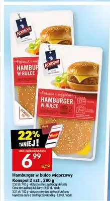 Twój Market Hamburger w bułce wieprzowy Konspol oferta