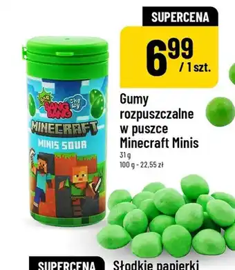 Gumy rozpuszczalne w puszce Bang Bang Minecraft Minis