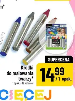 Polomarket Kredki do malowania twarzy KIDEA oferta