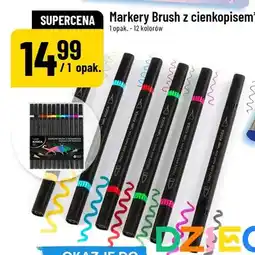 Polomarket Markery Brush z cienkopisem KIDEA oferta