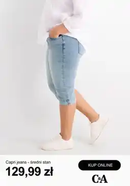 C&A Capri jeans - średni stan C&A oferta
