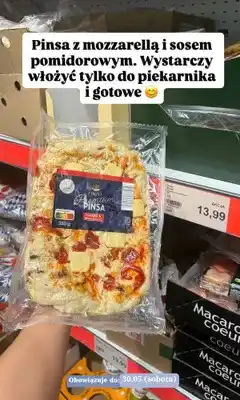 ALDI Pinsa z mozzarellą i sosem pomidorowym Cucina Premium oferta