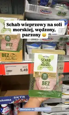 ALDI Schab na soli morskiej w plastrach Madej Wróbel oferta