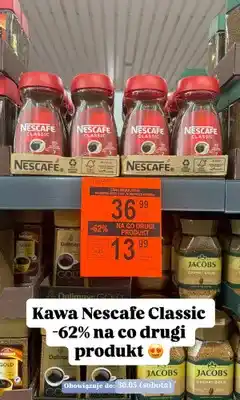 ALDI Kawa rozpuszczalna Nescafe Classic oferta