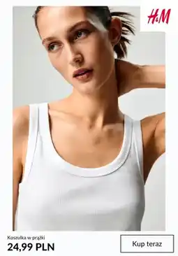 H&M Koszulka w prążki H&M oferta