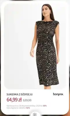 BonPrix Sukienka z dżerseju oferta