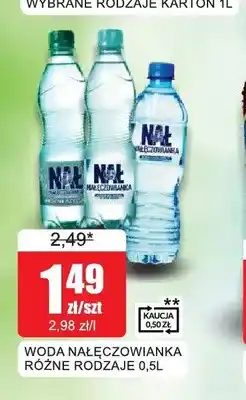 Bingo Woda Nałęczowianka niegazowana oferta