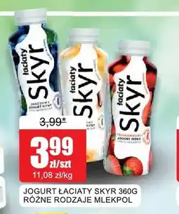 Bingo Jogurt pitny Łaciaty Skyr jagodowy oferta