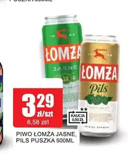 Bingo Piwo Łomża Pils oferta