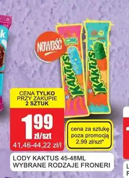 Bingo Lody Kaktus Froneri oferta
