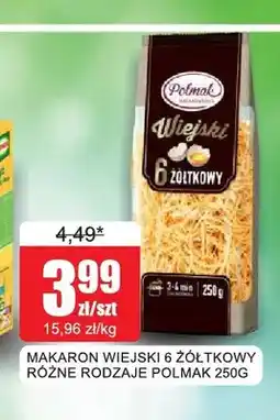 Bingo Makaron wiejski 6 żółtkowy Polmak oferta