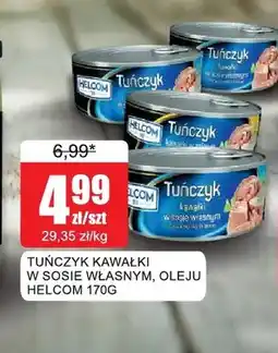 Bingo Tuńczyk kawałki w sosie własnym Helcom oferta
