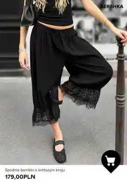 Bershka Spodnie bombki o krótszym kroju BERSHKA oferta