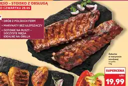 Kaufland Żeberka w marynacie miodowej na grilla oferta