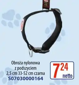 AT Obroża nylonowa z podszyciem oferta