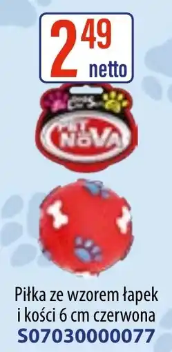 AT PET nova Piłka ze wzorem łapek i kości oferta