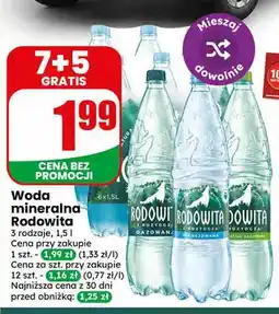 Dino Woda mineralna Rodowita gazowana oferta