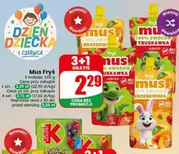 Dino Mus Fryś Brzoskwinia Jabłko oferta