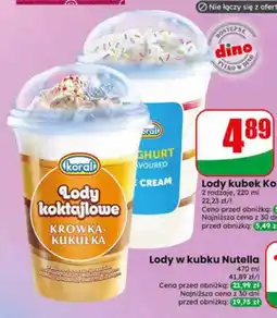 Dino Lody koktajlowe Koral Krówka-Kukułka oferta
