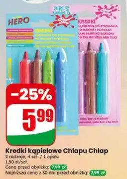 Dino Kredki kąpielowe Chlapu Chlap Hero oferta