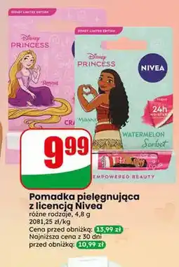 Dino Pomadka pielęgnująca z licencją Nivea Disney Princess oferta
