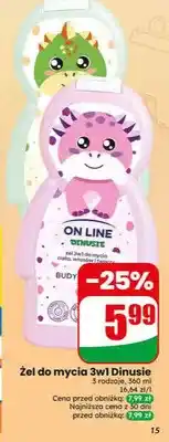 Dino Żel do mycia 3w1 On Line Dinusie oferta
