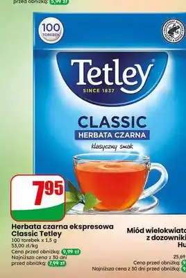 Dino Herbata czarna ekspresowa Classic Tetley oferta