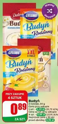 Dino Budyń Rodzinny o smaku śmietankowym Gellwe oferta