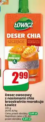 Dino Deser owocowy z nasionami chia brzoskwinia marakuja Łowicz oferta