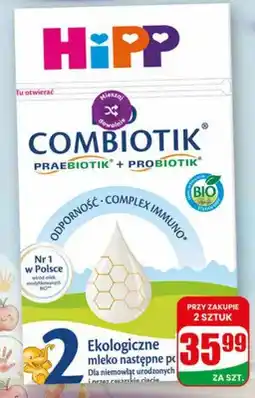 Dino Ekologiczne mleko następne Bio Combiotik 2 HiPP oferta