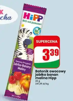Dino Batonik owocowy jabłko banan malina HiPP oferta