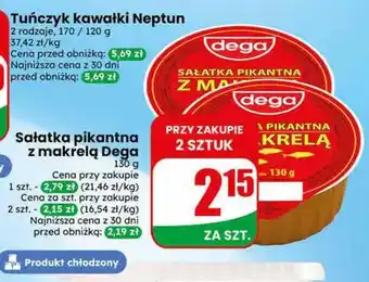 Dino Sałatka pikantna z makrelą Dega oferta